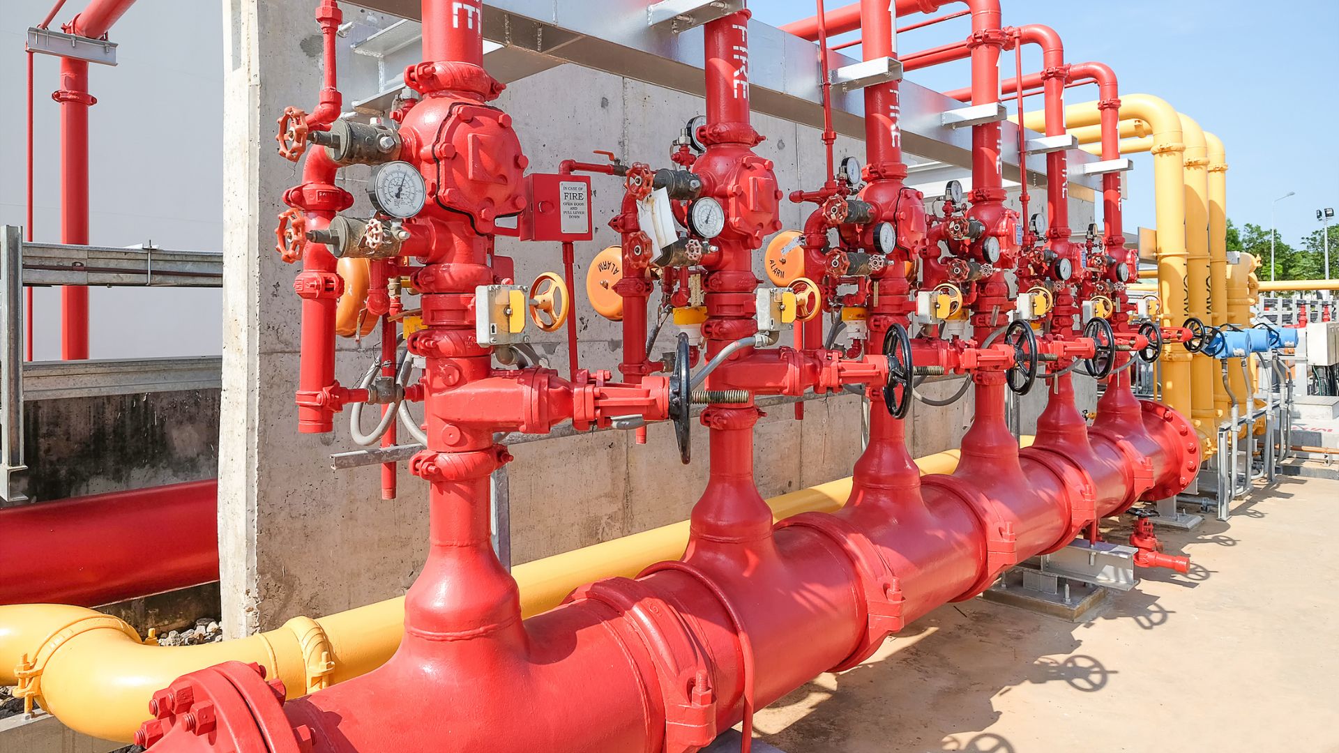 Realizzazione impianti antincendio completi: dalla pompa agli sprinkler