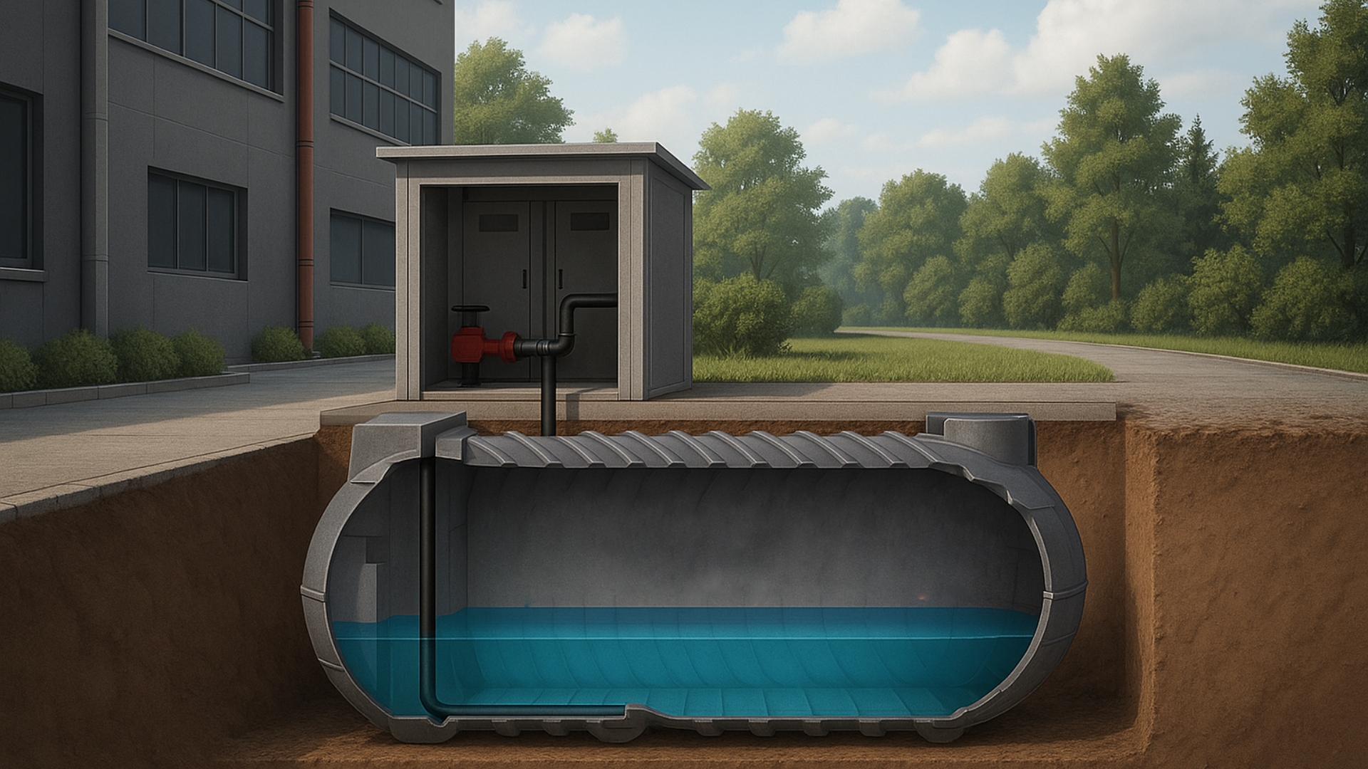 Revamping del locale pompe: una soluzione interrata sicura e innovativa