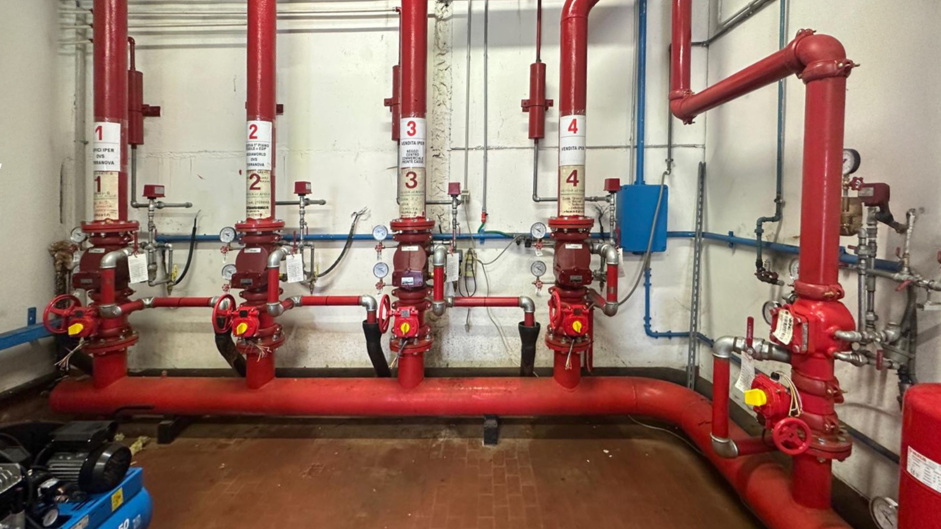 Sostituzione della stazione d’allarme (valvola) dell’impianto sprinkler: il nostro intervento tecnico