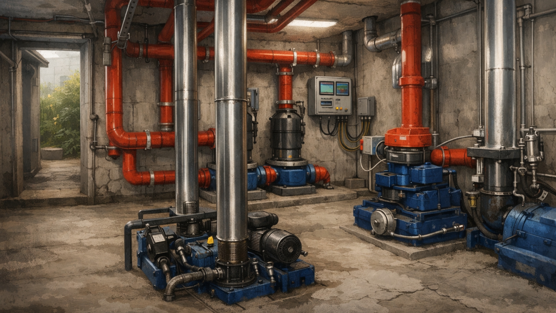 Locale pompe antincendio: perché la temperatura è un problema